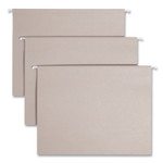 Smead TUFF Hanging Folders with Easy Slide Tab, Letter Size, 1/3-Cut Tabs, Steel Gray, 18/Box Product Image 
