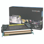Lexmark C734A2YG Toner, 6,000 Page-Yield, Yellow Product Image 