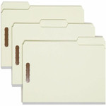 Smead 1/3 Tab Cut Letter Recycled Fastener Folder - 8 1/2" x 11" - 2" Expansion - 2 x 2K Fastener(s) - 2" for Folder - Top Tab Location Product Image 