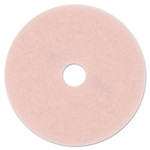 3M Ultra High-Speed Eraser Floor Burnishing Pad 3600, 27" Diameter, Pink, 5/Carton Product Image 