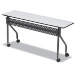 Iceberg OfficeWorks Mobile Training Table, Rectangular, 72" x 18" x 29", Gray/Charcoal (ICE68067) View Product Image