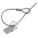 Kensington Desk Mount Cable Anchor, Gray/White Product Image 