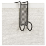 Safco Onyx Panel/Door Coat Hook, Steel, Charcoal Product Image 
