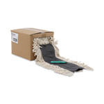 Boardwalk Flash Forty Disposable Dust Mop Heads, Cotton, 5", Natural Product Image 