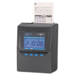 Lathem Time 7500E Totalizing Time Recorder, LCD Display, Charcoal Product Image 