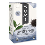 Numi Organic Teas and Teasans, 0.125 oz, Emperor's Puerh, 16/Box Product Image 