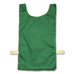 Champion Sports Heavyweight Pinnies, Nylon, One Size, Green, 1/Dozen Product Image 