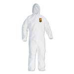 KleenGuard A40 Elastic-Cuff and Ankles Hooded Coveralls, 2X-Large, White, 25/Carton Product Image 