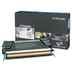 Lexmark C734A2KG High-Yield Toner, 8,000 Page-Yield, Black Product Image 