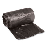 Boardwalk Low-Density Waste Can Liners, 16 gal, 0.35 mil, 24" x 32", Black, Perforated Roll, 50 Bags/Roll, 10 Rolls/Carton Product Image 