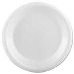 Plastifar Foam Dinnerware, Plate, 9", White, 25/Pack, 20 Packs/Carton Product Image 