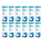 Boardwalk Quat-Based Disinfecting Wipes, 7 x 8, Fresh Scent, 35/Canister, 12 Canisters/Carton Product Image 