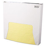 Bagcraft Grease-Resistant Paper Wraps and Liners, 12 x 12, Yellow, 1,000/Box, 5 Boxes/Carton Product Image 