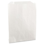 Bagcraft Grease-Resistant Single-Serve Bags, 6" x 0.75" x 7.25", White, 2,000/Carton Product Image 