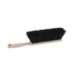 Boardwalk Counter Brush, Black Tampico Bristles, 4.5" Brush, 3.5" Tan Plastic Handle Product Image 