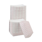 Boardwalk Paper Food Baskets, 3 lb Capacity, Red/White, 500/Carton Product Image 