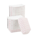 Boardwalk Paper Food Baskets, 2.5 lb Capacity, Red/White, 500/Carton Product Image 