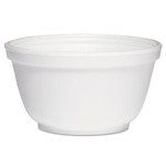 Dart Foam Bowls, 10 oz, White, 50/Pack, 20 Packs/Carton Product Image 