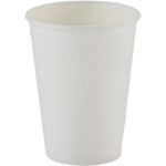 Dixie PerfecTouch 12 oz Insulated Paper Hot Coffee Cups by GP Pro - 12 fl oz - White - Paper - Beverage, Hot Drink - 50/Pack Product Image 