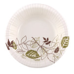 Dixie Pathways Heavyweight Paper Bowls, WiseSize, 12 oz, Green/Burgundy, 125/Pack Product Image 