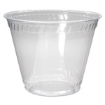Fabri-Kal Greenware Cold Drink Cups, Old Fashioned, 9 oz, Sugarcane, Clear, 50/Sleeve, 20 Sleeves/Carton Product Image 
