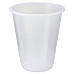 Fabri-Kal RK Crisscross Cold Drink Cups, 3 oz, Plastic, Clear, 100/Bag, 25 Bags/Carton Product Image 