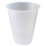 Fabri-Kal RK Ribbed Cold Drink Cups, 7 oz, Plastic, Clear, 100/Bag, 25 Bags/Carton Product Image 