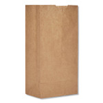 Ross & Wallace Paper Products Grocery Paper Bags, #4 Size, 5" x 3.13" x 9.88", Natural, 500/Bundle Product Image 