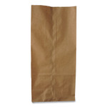 Ross & Wallace Paper Products Grocery Paper Bags, #6 Size, 5.88" x 3.63" x 11", Natural, 500/Bundle Product Image 