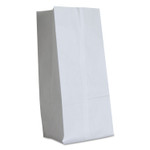 Ross & Wallace Paper Products Grocery Paper Bags, #16 Size, 7.75" x 4.75" x 16", White, 500/Bundle Product Image 