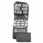 GMT Industrial-Quality Steel Wool Hand Pads, #0000 Super Fine, Steel Gray, 16 Pads/Sleeve, 12 Sleeves/Carton Product Image 