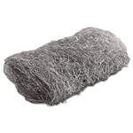 GMT Industrial-Quality Steel Wool Hand Pads, #4 Extra Coarse, Steel Gray, 16 Pads/Sleeve, 12 Sleeves/Carton Product Image 