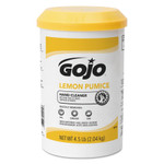 GOJO Pumice Hand Cleaner, Lemon Scent, 4.5 lb, 6/Carton Product Image 