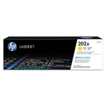 HP 202A, (CF502A) Yellow Original LaserJet Toner Cartridge View Product Image