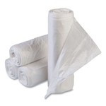 Inteplast Group Draw-Tuff Institutional Draw-Tape Can Liners, Drawstring, 23 gal, 1 mil, 38" x 28.5", Natural, 25 Bags/Roll, 6 Rolls/Carton Product Image 
