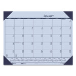 House of Doolittle EcoTones Recycled Monthly Desk Pad Calendar, 22 x 17, Sunset Orchid Sheets, Cordovan Corners, 12-Month (Jan to Dec): 2025 View Product Image