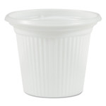 Plastifar Plastic Condiment Cups, 0.75 oz, Translucent, 250/Sleeve, 20 Sleeves/Carton Product Image 