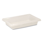 Rubbermaid Commercial Food/Tote Boxes, 2 gal, 18 x 12 x 3.5, White, Plastic Product Image 