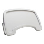 Rubbermaid Commercial Sturdy Chair Microban Youth Seat Tray for Rubbermaid Commercial Youth Seats, 18.5 x 11.5 x 3.25, Plastic, Platinum Product Image 