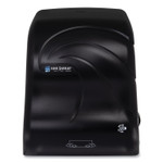 San Jamar Simplicity Mechanical Roll Dispenser, 12.38 x 9.5 x 14.63, Black Pearl Product Image 