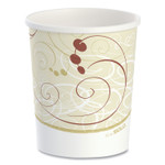 SOLO Flexstyle Double Poly Paper Containers, 32 oz, Symphony Design, Paper, 25/Pack, 20 Packs/Carton Product Image 