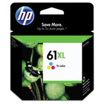 HP 61XL, (CH564WN) High-Yield Tri-Color Original Ink Cartridge View Product Image
