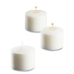 Sterno Food Warmer Votive Candles, 10 Hour Burn, 1.46"d x 1.33'h, White, 288/Carton Product Image 