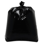 Trinity Plastics Low-Density Can Liners, 16 gal, 0.7 mil, 24" x 32", Black, Flat Pack, 500/Carton Product Image 