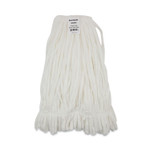 Boardwalk Mop Head, Looped, Enviro Clean With Tailband, Large, White, 12/Carton Product Image 