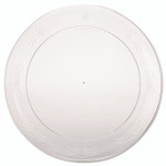 WNA Designerware Plastic Plates, 9" dia, Clear, 10/Pack, 18 Packs/Carton Product Image 