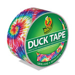Duck Colored Duct Tape, 3" Core, 1.88" x 10 yds, Multicolor Love Tie Dye Product Image 
