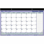 Blueline Monthly Desk Pad Calendar, 17-3/4" x 10-7/8" , English - Monthly - 12 Month - January 2026 to December 2026 - 1 Month Single Page Layout - 17 3/4" x 10 7/8" Sheet Size Product Image 