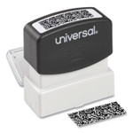 Universal Security Stamp, Obscures Area 1.69 x 0.56, Black Product Image 