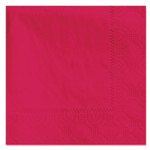 Hoffmaster Beverage Napkins, 2-Ply, 9 1/2 x 9 1/2, Red, 1000/Carton Product Image 